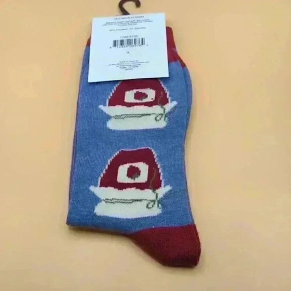 Fun Sock Bundle - Three pairs of socks jam, penguin, owl polka dot Holiday - Picture 8 of 9